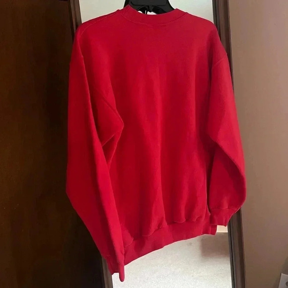 Vintage America Heart Crewneck Sweatshirt Embroidered Medium Patriotic - Picture 3 of 6